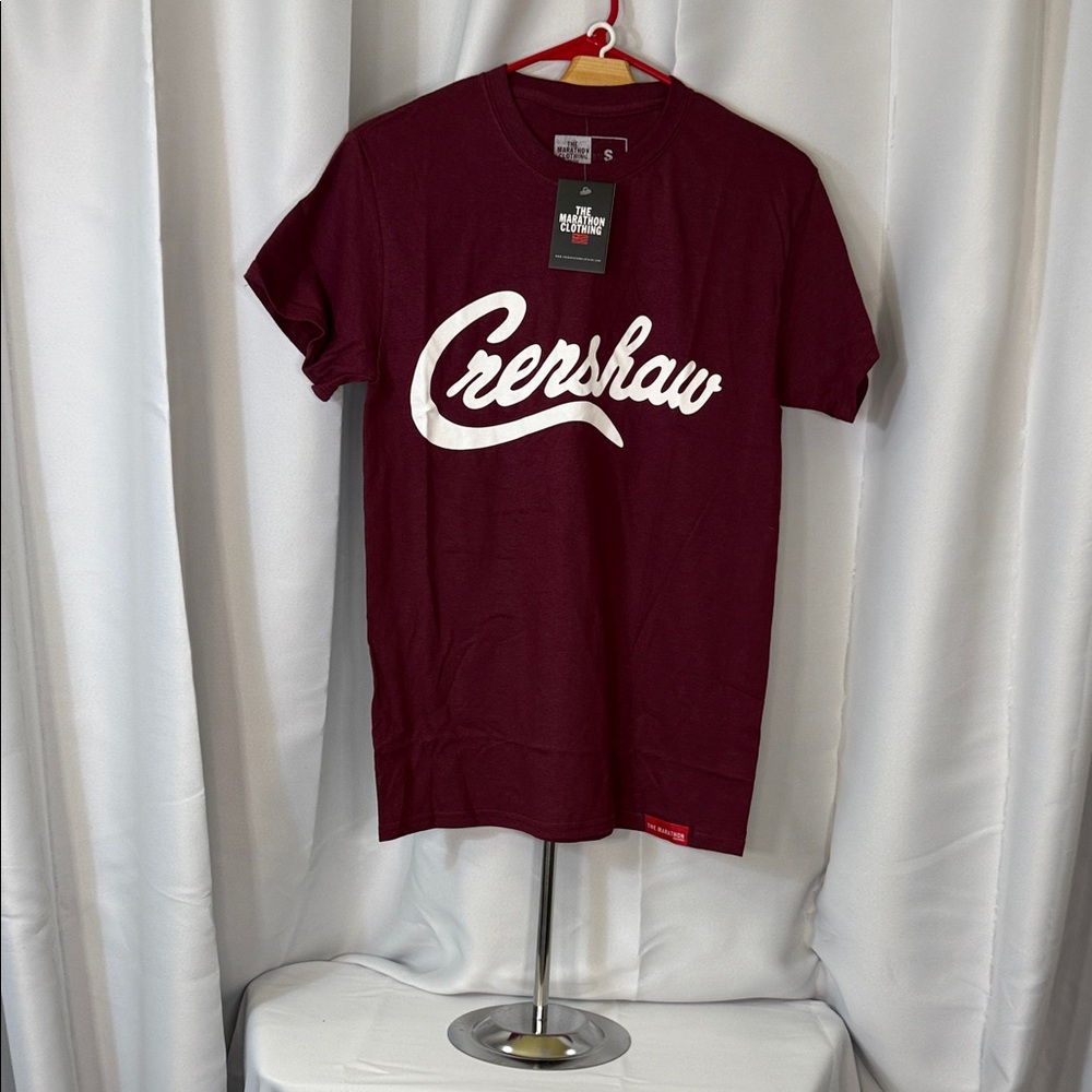 The Marathon Clothing Burgundy Tee